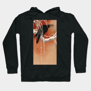 Crow by Ohara Koson Hoodie